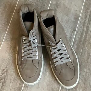 OXS Men’s Woobie Taupe Suede Hi-Top Sneaker 11 NWT